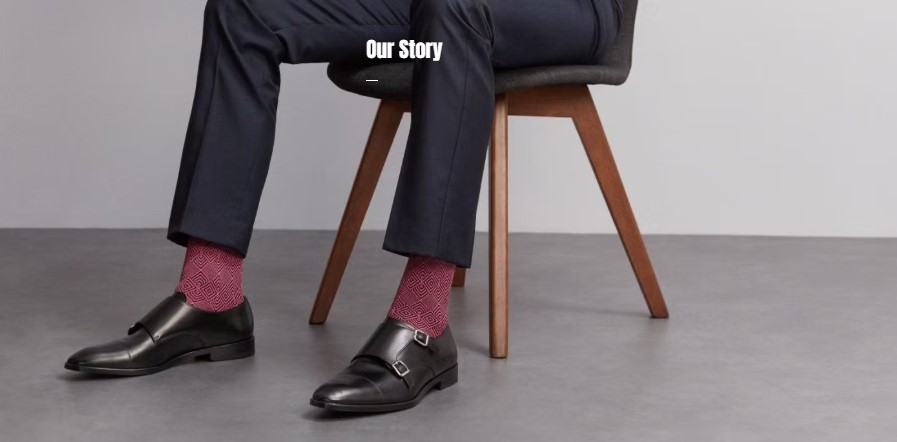 Man wearing Alfonsi shoes, representing Our Story
